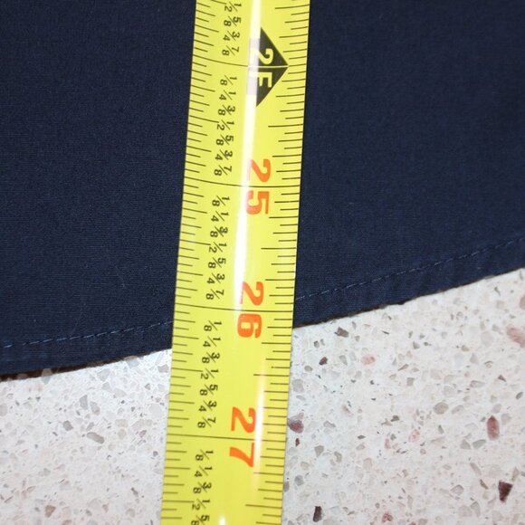 Karen Scott Sport Red White and Navy Blue Short Sleeve Top - Picture 12 of 12